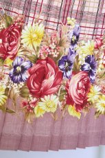 画像3: 【SALE】INGEBORG / フラワーチェックプリーツスカート  ピンクチェック T-24-01-24-043-LO-SK-HD-ZT175 (3)