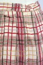 画像4: 【SALE】INGEBORG / フラワーチェックプリーツスカート  ピンクチェック T-24-01-24-043-LO-SK-HD-ZT175 (4)