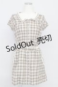 axes femme / チェックシャツワンピース   T-24-01-31-040-AX-OP-AS-ZT131