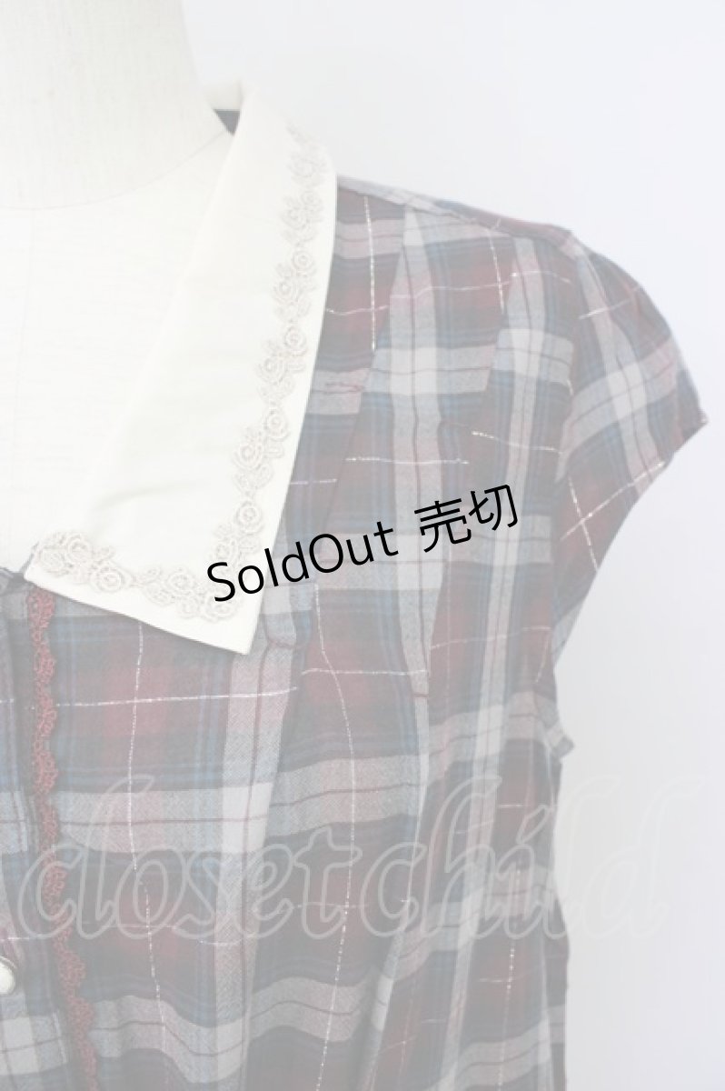 画像3: 【SALE】axes femme / チェックシャツワンピース   T-24-01-31-046-AX-OP-AS-ZT133 (3)