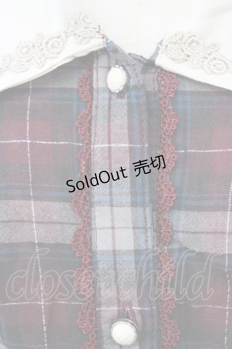 画像4: 【SALE】axes femme / チェックシャツワンピース   T-24-01-31-046-AX-OP-AS-ZT133 (4)