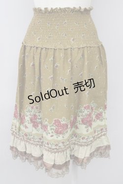 画像2: axes femme / シャーリングスカート   T-24-01-31-055-AX-SK-AS-ZT268