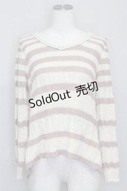 画像1: 【SALE】axes femme / トップス   T-24-01-31-011-AX-TO-AS-ZT380