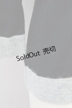 画像3: 【SALE】INGEBORG / 裾2カラートップス  黒Ｘグレー T-24-02-04-026-LO-TO-HD-ZT254