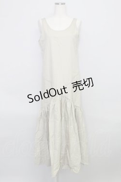 画像1: KANEKO ISAO / 切り替えジャンパースカート  ベージュ T-24-02-04-031-EL-OP-HD-ZT252