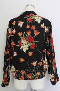 画像8: INGEBORG / フラワー総柄リバーシブルジャケット  黒X赤 T-24-02-04-036-LO-JA-HD-ZT244