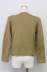 画像2: 【SALE】KANEKO ISAO / ドットリボンスナップボタンカーディガン  ブラウン T-24-02-04-011-EL-TO-HD-ZT253 (2)