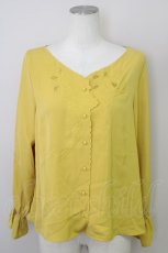 画像1: 【SALE】an another angelus / ブーケ刺繍ブラウス  イエロー T-24-02-06-030-CA-BL-HD-ZT231 (1)