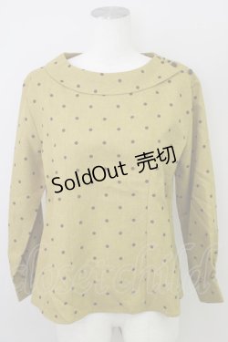 画像1: 【SALE】an another angelus / ドット柄サイド衿シャツ  マスタード T-24-02-06-032-CA-BL-HD-ZT226