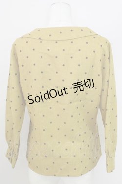 画像2: 【SALE】an another angelus / ドット柄サイド衿シャツ  マスタード T-24-02-06-032-CA-BL-HD-ZT226