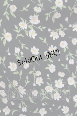 画像4: an another angelus / レース衿小花柄ロングワンピース  黒 T-24-02-06-052-CA-OP-HD-ZT226