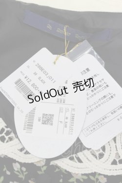 画像5: an another angelus / レース衿小花柄ロングワンピース  黒 T-24-02-06-052-CA-OP-HD-ZT226