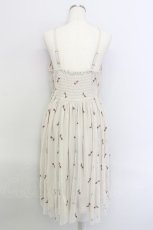 画像2: 【SALE】F&A / フラワー刺繍チュールキャミワンピース  アイボリー T-24-02-07-011-LO-OP-HD-ZT099 (2)