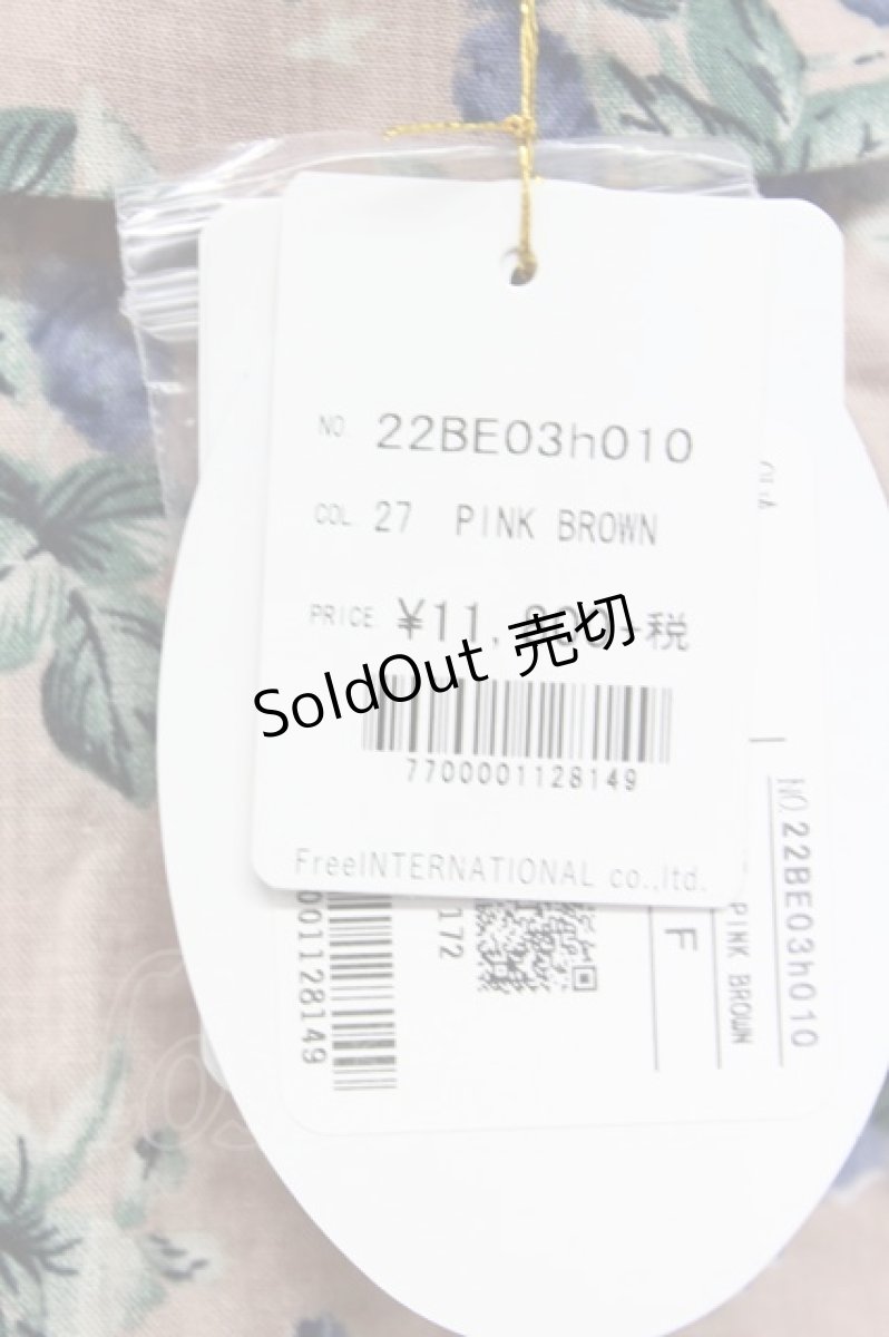 画像6: 【SALE】an another angelus / フラワー総柄半袖ワンピース  ピンクブラウン T-24-02-08-030-CA-OP-HD-ZT393 (6)