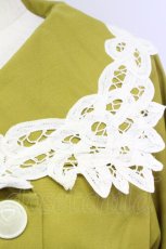 画像4: 【SALE】an another angelus / バテンレーススクエアカラーワンピース  イエロー T-24-02-08-033-CA-OP-HD-ZT402 (4)