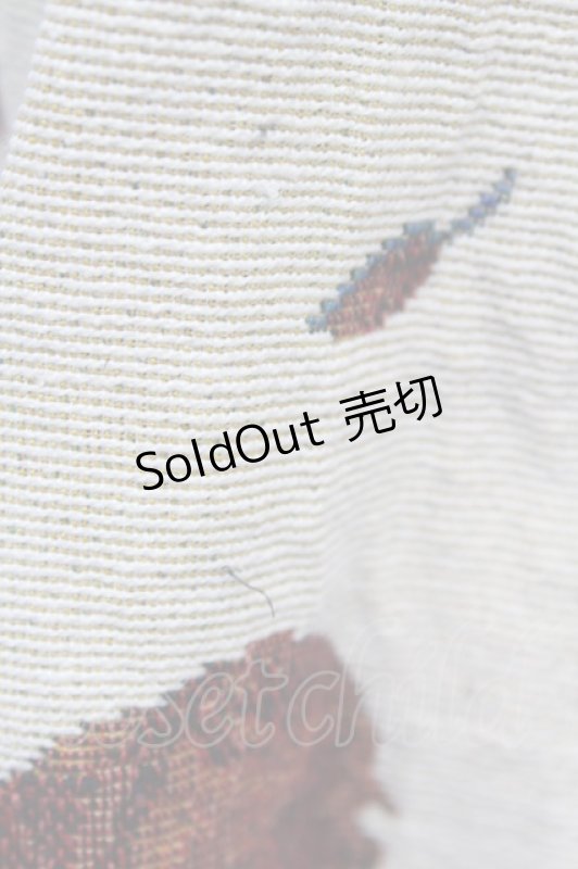 画像6: 【SALE】axes femme / クラシックローズゴブランスカート  ベージュ T-24-02-08-036-AX-SK-HD-ZT402 (6)