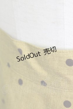 画像4: 【SALE】an another angelus /ドット柄サイド釦フレアースカート  イエロー T-24-02-08-037-CA-SK-HD-ZT401