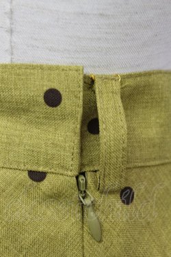 画像5: an another angelus /ドット柄サイド釦フレアースカート  イエロー T-24-02-08-037-CA-SK-HD-ZT401