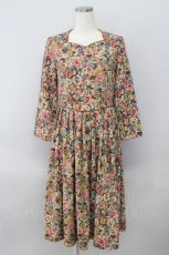画像1: 【SALE】an another angelus / 手描き風フラワー総柄ワンピース  ブラウンＸカラフル T-24-02-11-024-CA-OP-HD-ZT058 (1)