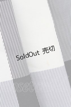 画像4: 【SALE】an another angelus / ブロックチェックノースリーブワンピース  黒Ｘ白チェック T-24-02-11-037-CA-OP-HD-ZT107