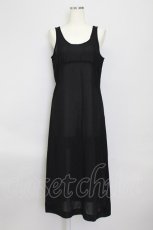 画像1: 【SALE】KANEKO ISAO / シースルーノースリーブワンピース  黒 T-24-02-18-042-EL-OP-HD-ZT360 (1)