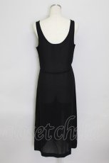 画像2: 【SALE】KANEKO ISAO / シースルーノースリーブワンピース  黒 T-24-02-18-042-EL-OP-HD-ZT360 (2)