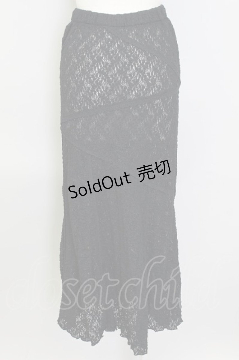 画像2: 【SALE】INGEBORG / 総レーススカート  黒 T-24-02-18-056-LO-SK-HD-ZT365 (2)