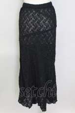画像2: 【SALE】INGEBORG / 総レーススカート  黒 T-24-02-18-056-LO-SK-HD-ZT365 (2)