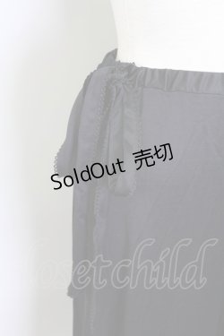 画像3: 【SALE】KANEKO ISAO / サテンスカート  黒 T-24-02-18-057-EL-SK-HD-ZT365