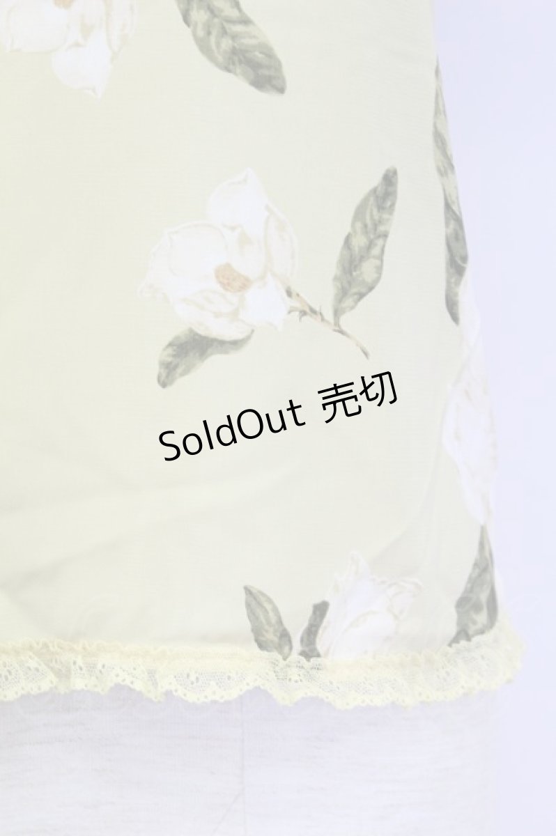 画像4: 【SALE】KANEKO ISAO / フラワー半袖トップス  イエローＸ白Ｘ緑 T-24-02-18-008-EL-TO-HD-ZT355 (4)