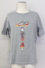 画像1: 【SALE】Karl Helmut / スニーカー半袖カットソー  グレー T-24-02-18-013-EL-TO-HD-ZT355 (1)