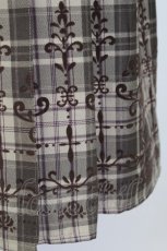 画像5: 【SALE】axes femme /フロッキーチェックスカート  カーキ T-24-02-23-041-AX-SK-AS-ZT385 (5)