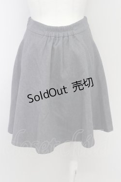 画像2: Ank Rouge / パールボタンサイドフリルスカート M グレー T-24-02-24-034-CA-SK-SZ-ZT404
