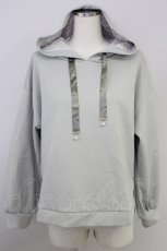 画像1: 【SALE】axes femme / ダンボールニットパーカープルオーバー M ミント T-24-02-24-011-AX-TO-SZ-ZT406 (1)