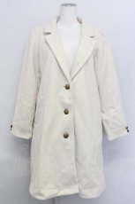 画像1: 【SALE】axes femme / COATレース衿ロングコート M 生成り T-24-02-25-023-AX-CO-SZ-ZTC017 (1)