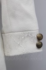 画像3: 【SALE】axes femme / COATレース衿ロングコート M 生成り T-24-02-25-023-AX-CO-SZ-ZTC017 (3)