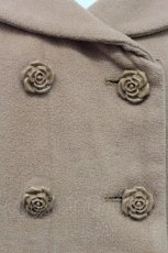 画像4: 【SALE】an another angelus / ローズボタンコート  キャメル T-24-02-28-010-CA-CO-AS-ZTC018 (4)