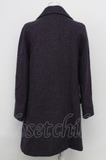 画像2: 【SALE】axes femme / ブークレヤーンコート  紫 T-24-02-28-013-AX-CO-AS-ZTC018 (2)