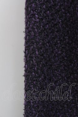 画像4: axes femme / ブークレヤーンコート  紫 T-24-02-28-013-AX-CO-AS-ZT-C018