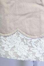 画像3: 【SALE】an another angelus / レーススカラップコート  ベージュ T-24-02-28-004-CA-CO-SZ-ZTC022 (3)
