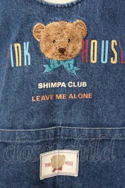 画像5: PINK HOUSE / くま刺繍デニムワンピース  ブルー T-24-03-01-017-LO-OP-AS-ZI