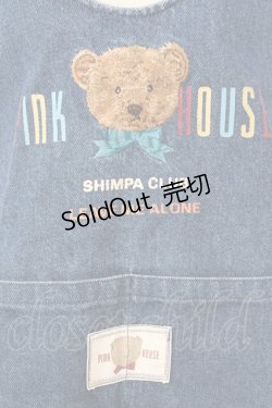 画像5: PINK HOUSE / くま刺繍デニムワンピース  ブルー T-24-03-01-017-LO-OP-AS-ZI