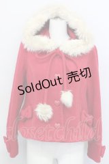 Angelic Pretty / COATハートちゃんフード付コート  赤 T-24-03-03-004-AP-CO-SZ-ZT-C025