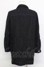 画像2: 【SALE】MILKBOY / BIRD CHECK JACKET - 黒 T-24-03-03-011-MB-JA-SZ-ZTC021 (2)