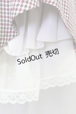 画像3: axes femme POETIQUE /千鳥スカート  ワイン T-24-03-04-031-AX-SK-AS-ZT176