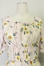 画像6: 【SALE】axes femme POETIQUE /ひまわりワンピース  ピンク T-24-03-04-017-AX-OP-AS-ZH (6)