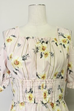 画像6: axes femme POETIQUE /ひまわりワンピース  ピンク T-24-03-04-017-AX-OP-AS-ZT153