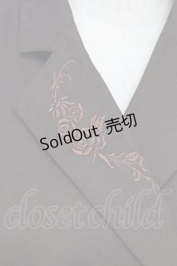 画像5: 【SALE】axes femme / 肩レースロングジャケット M 茶 T-24-03-06-007-AX-JA-SZ-ZT354