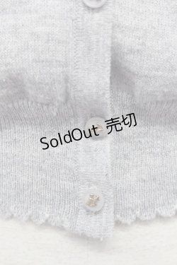 画像5: Secret Honey / ぽんぽんカーディガン 2 グレー T-24-03-08-024-CA-TO-SZ-ZT281
