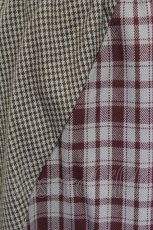 画像3: 【SALE】axes femme /ベルト付チェック柄スカート M ボルドー T-24-03-08-036-AX-SK-SZ-ZT233 (3)